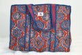 Rust & Indigo Quilted Tote Bag