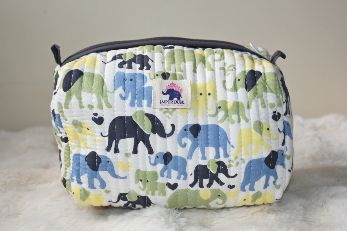 Cute Elephant Travel Pouch Combo