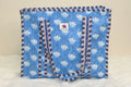 Sky Bloom Quilted Mini Tote Bag