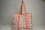 Sun & Moon Quilted Tote Bag